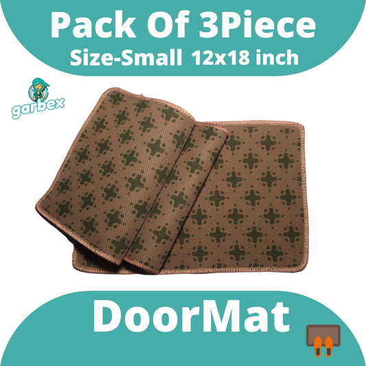 Garbex - Small Doormat Home And Kitchen Or Bathroom ( Pack Of 3 Piece )