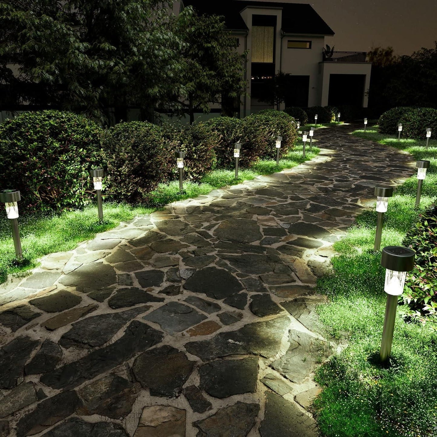 Solar Pathway Led Lights For Outdoor (Pack of 2)