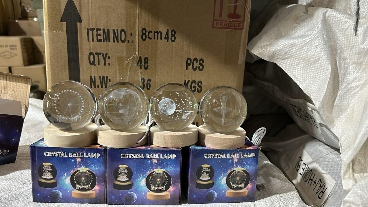 New 3D Crystal Lamp Ball(Assorted Design)