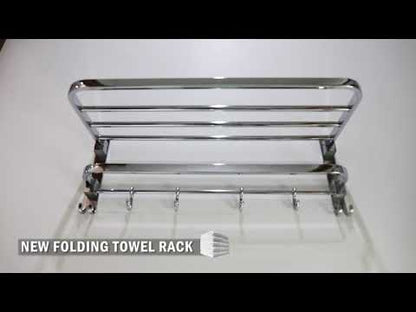 Foldable Towel Rack for Bathroom 24 inch long